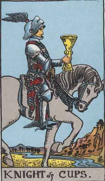Knight of Cups Tarot Image
