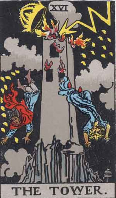 The Tower Tarot Image