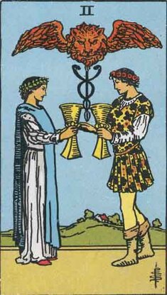 Two of Cups - Tarot Image